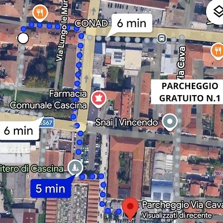 Between Pisa Lucca And Florence *